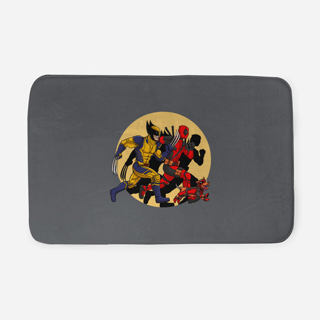 The Adventure Of Deapool And Wolverine-None-Memory Foam-Bath Mat-sin9lefighter