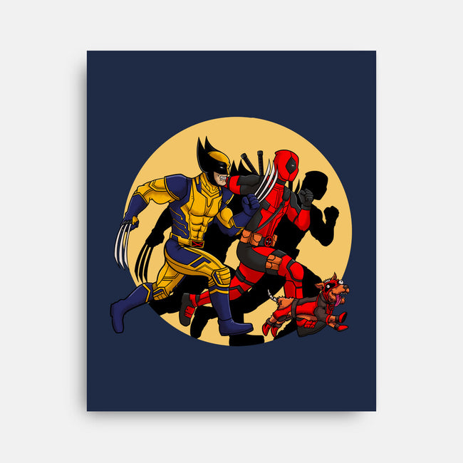 The Adventure Of Deapool And Wolverine-None-Stretched-Canvas-sin9lefighter