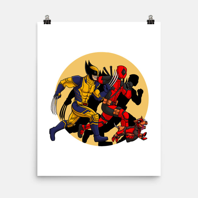 The Adventure Of Deapool And Wolverine-None-Matte-Poster-sin9lefighter