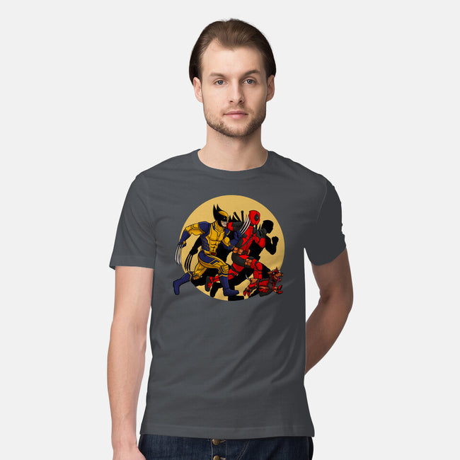 The Adventure Of Deapool And Wolverine-Mens-Premium-Tee-sin9lefighter