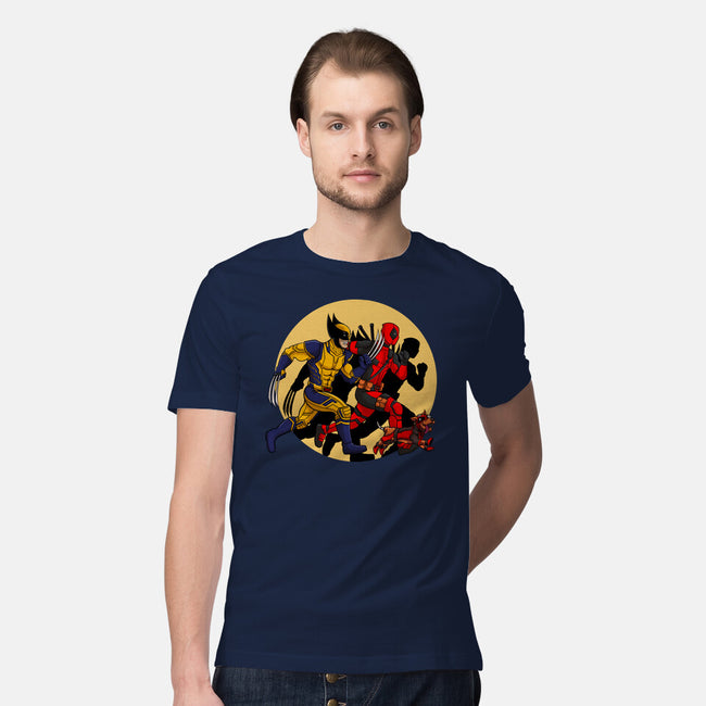 The Adventure Of Deapool And Wolverine-Mens-Premium-Tee-sin9lefighter