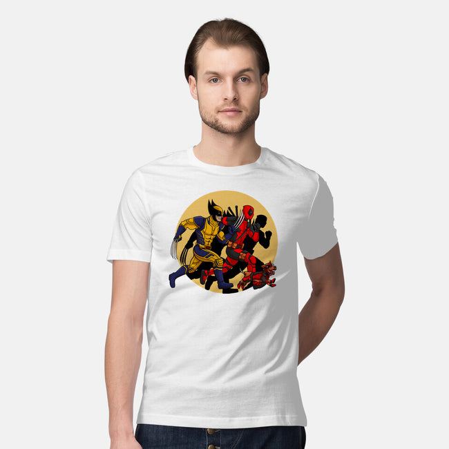 The Adventure Of Deapool And Wolverine-Mens-Premium-Tee-sin9lefighter