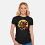 The Adventure Of Deapool And Wolverine-Womens-Fitted-Tee-sin9lefighter