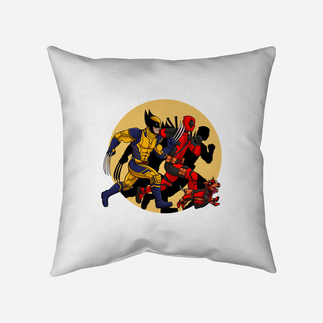 The Adventure Of Deapool And Wolverine-None-Non-Removable Cover w Insert-Throw Pillow-sin9lefighter