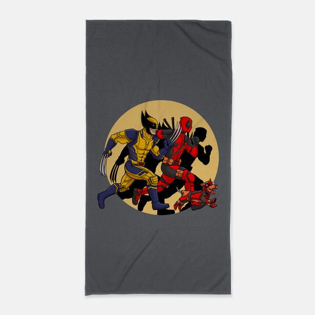 The Adventure Of Deapool And Wolverine-None-Beach-Towel-sin9lefighter