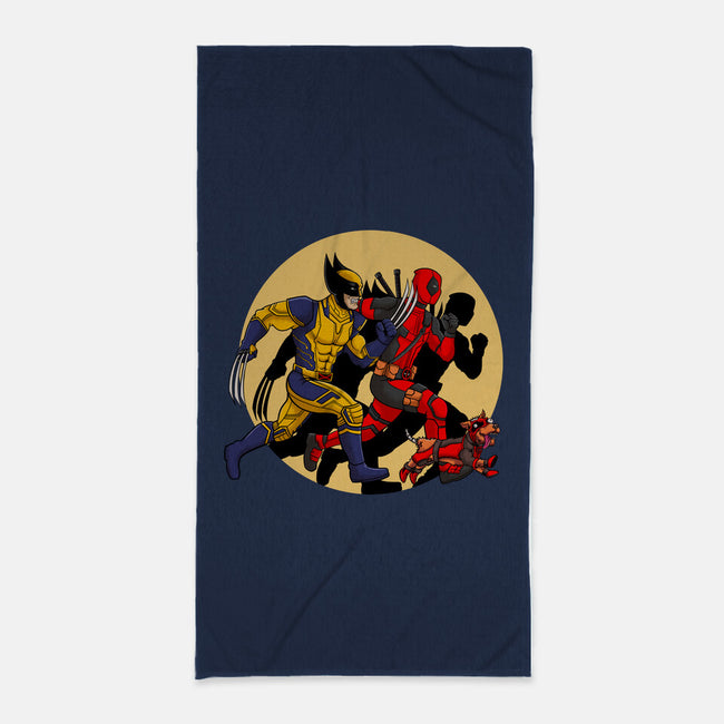 The Adventure Of Deapool And Wolverine-None-Beach-Towel-sin9lefighter