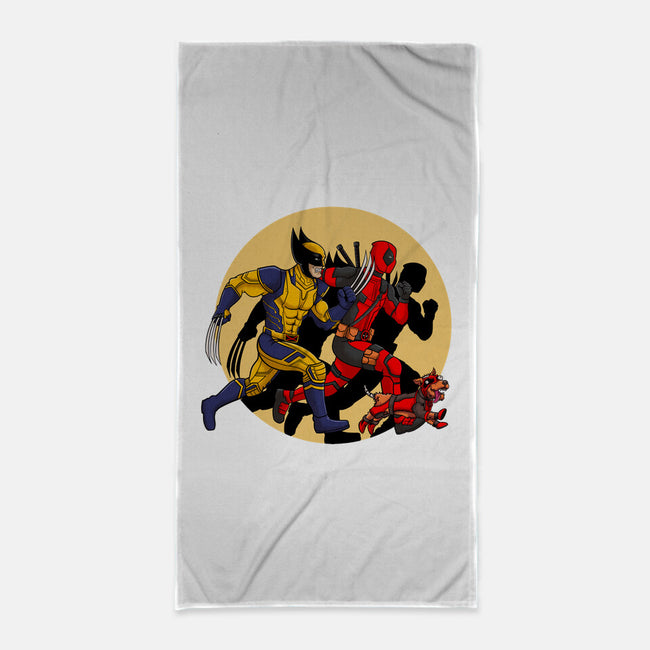 The Adventure Of Deapool And Wolverine-None-Beach-Towel-sin9lefighter