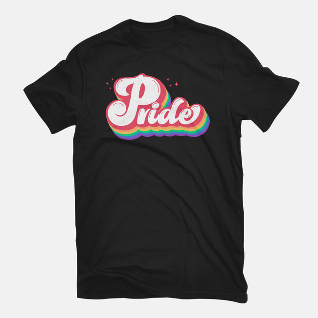 Pride Vintage Text-Womens-Basic-Tee-xMorfina