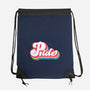 Pride Vintage Text-None-Drawstring-Bag-xMorfina