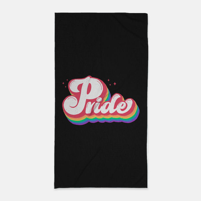 Pride Vintage Text-None-Beach-Towel-xMorfina