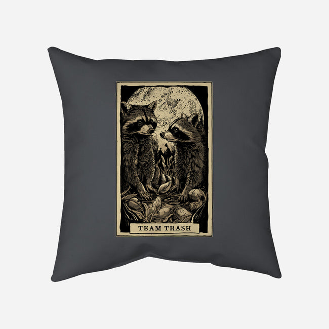 Team Trash-None-Non-Removable Cover w Insert-Throw Pillow-GoshWow