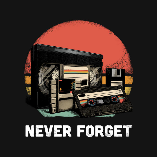 Never Forget Cassette-None-Non-Removable Cover w Insert-Throw Pillow-GoshWow