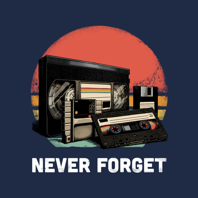 Never Forget Cassette-None-Stretched-Canvas-GoshWow