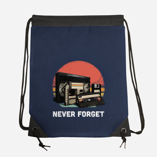 Never Forget Cassette-None-Drawstring-Bag-GoshWow