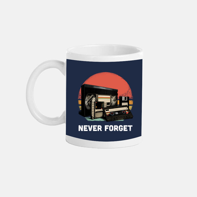 Never Forget Cassette-None-Mug-Drinkware-GoshWow