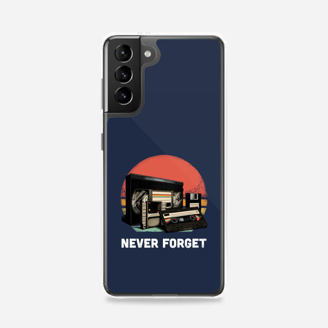 Never Forget Cassette-Samsung-Snap-Phone Case-GoshWow