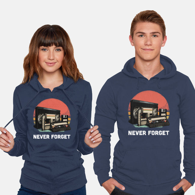 Never Forget Cassette-Unisex-Pullover-Sweatshirt-GoshWow