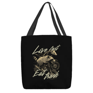 Raccoon Live Fast Eat Trash
