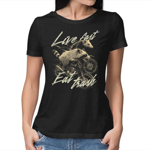 Raccoon Live Fast Eat Trash