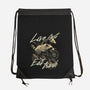 Raccoon Live Fast Eat Trash-None-Drawstring-Bag-GoshWow