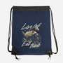 Raccoon Live Fast Eat Trash-None-Drawstring-Bag-GoshWow