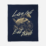 Raccoon Live Fast Eat Trash-None-Fleece-Blanket-GoshWow