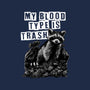 Trash Blood Type-Dog-Basic-Pet Tank-GoshWow
