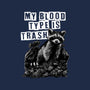 Trash Blood Type-None-Non-Removable Cover w Insert-Throw Pillow-GoshWow