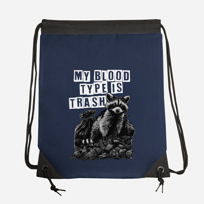 Trash Blood Type-None-Drawstring-Bag-GoshWow