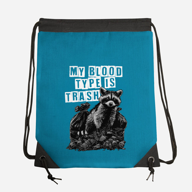 Trash Blood Type-None-Drawstring-Bag-GoshWow