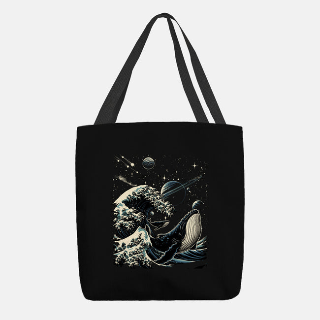 Cosmic Kanagawa-None-Basic Tote-Bag-GoshWow