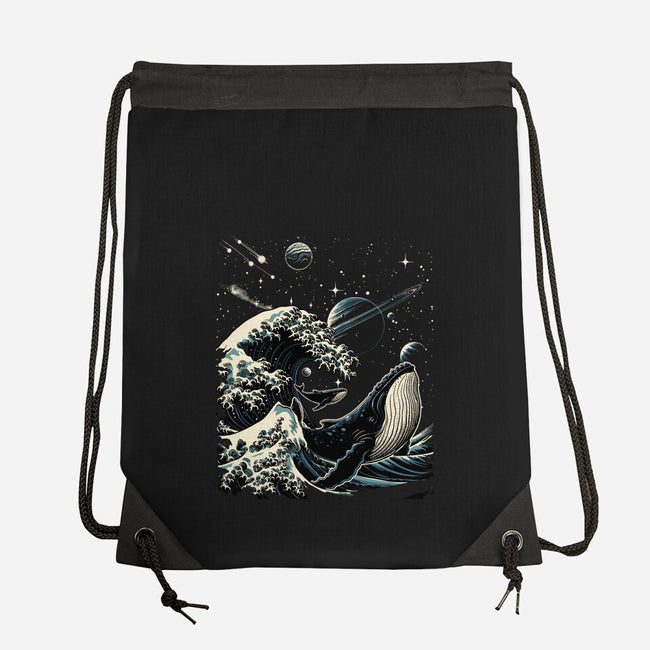 Cosmic Kanagawa-None-Drawstring-Bag-GoshWow