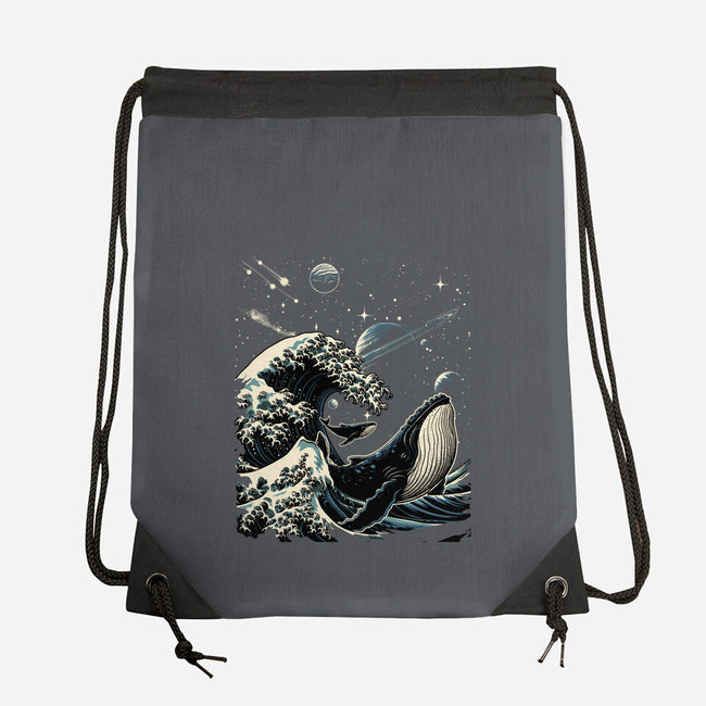 Cosmic Kanagawa-None-Drawstring-Bag-GoshWow