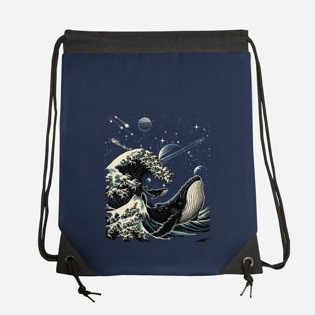 Cosmic Kanagawa-None-Drawstring-Bag-GoshWow