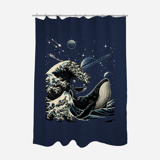 Cosmic Kanagawa-None-Polyester-Shower Curtain-GoshWow