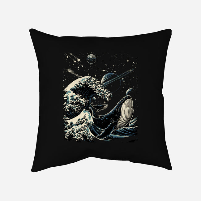 Cosmic Kanagawa-None-Removable Cover-Throw Pillow-GoshWow