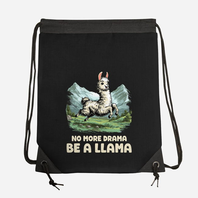 Drama Llama-None-Drawstring-Bag-GoshWow