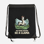 Drama Llama-None-Drawstring-Bag-GoshWow