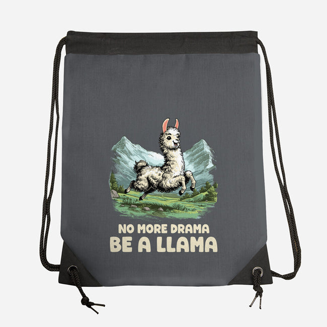 Drama Llama-None-Drawstring-Bag-GoshWow