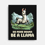 Drama Llama-None-Stretched-Canvas-GoshWow