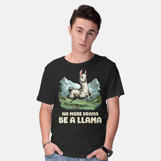 Drama Llama-Mens-Basic-Tee-GoshWow