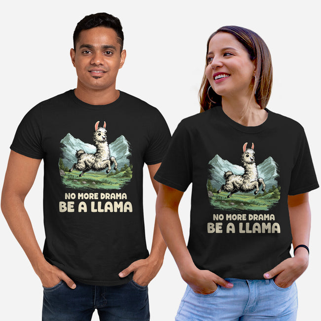 Drama Llama-Unisex-Basic-Tee-GoshWow