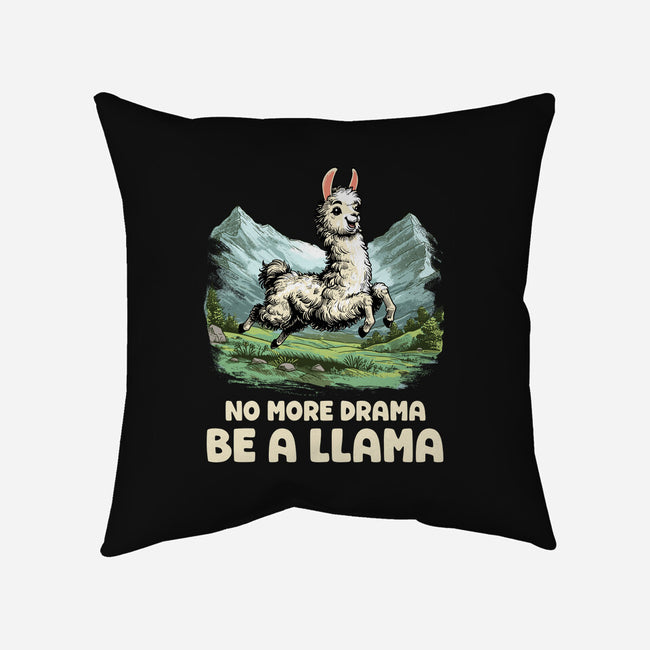 Drama Llama-None-Non-Removable Cover w Insert-Throw Pillow-GoshWow