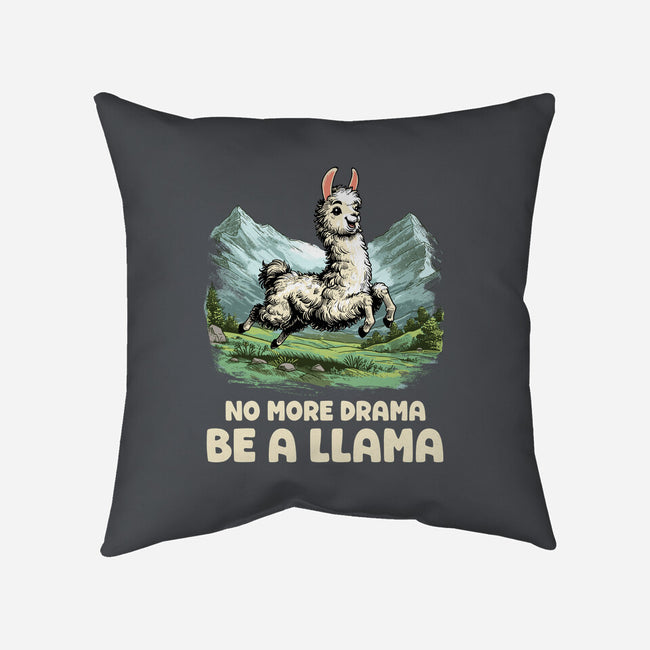 Drama Llama-None-Non-Removable Cover w Insert-Throw Pillow-GoshWow