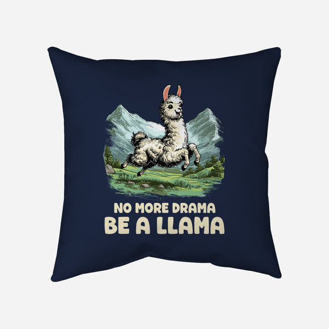 Drama Llama-None-Removable Cover w Insert-Throw Pillow-GoshWow