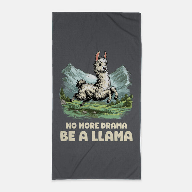 Drama Llama-None-Beach-Towel-GoshWow