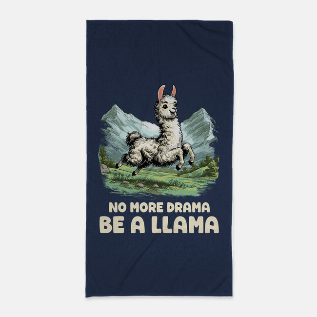 Drama Llama-None-Beach-Towel-GoshWow