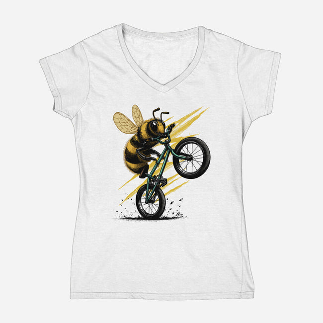 Buzzcycle-Womens-V-Neck-Tee-GoshWow