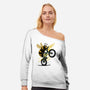 Buzzcycle-Womens-Off Shoulder-Sweatshirt-GoshWow