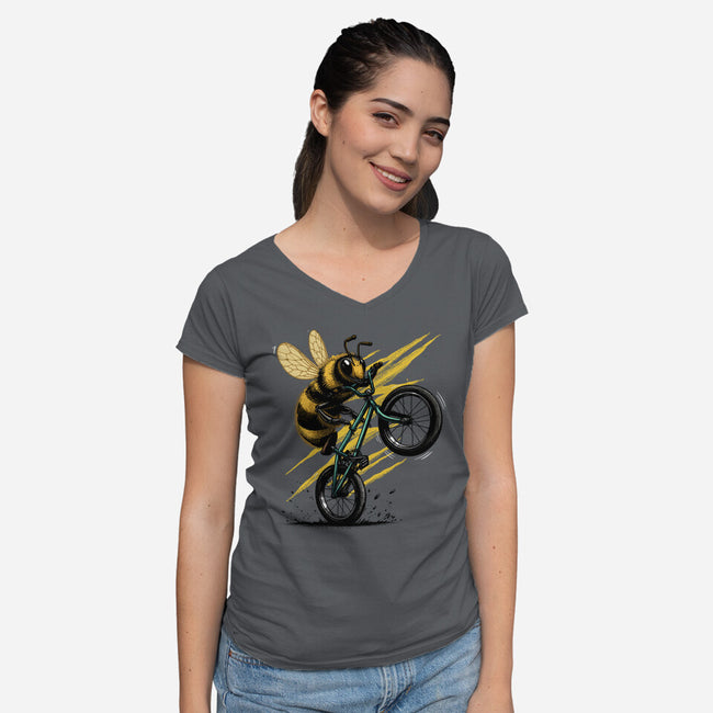 Buzzcycle-Womens-V-Neck-Tee-GoshWow